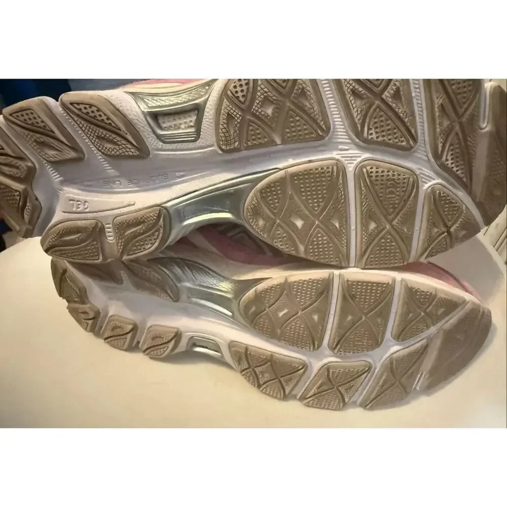 ASICS Men's Mesh Suede Gel-NYC Running Sneakers 1203A383 Rose Water Size 7.5